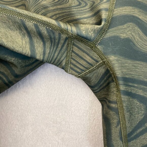 Beyond Yoga High Rise Swirl Dye Leggings Womens Medium M Olive Green USA Camo - Picture 7 of 11
